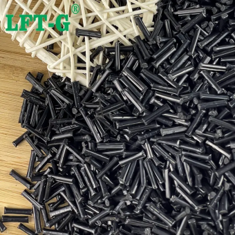 Poliamida 66 fibra de carbono itinerante Nylon color negro con resistencia al calor